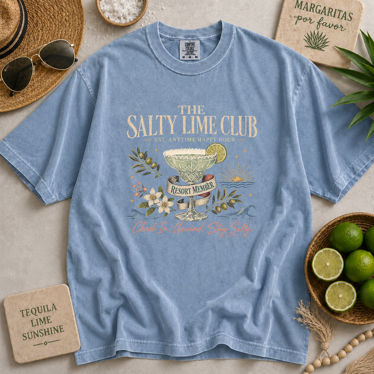 The Salty Lime Club Resort MemberT-shirt