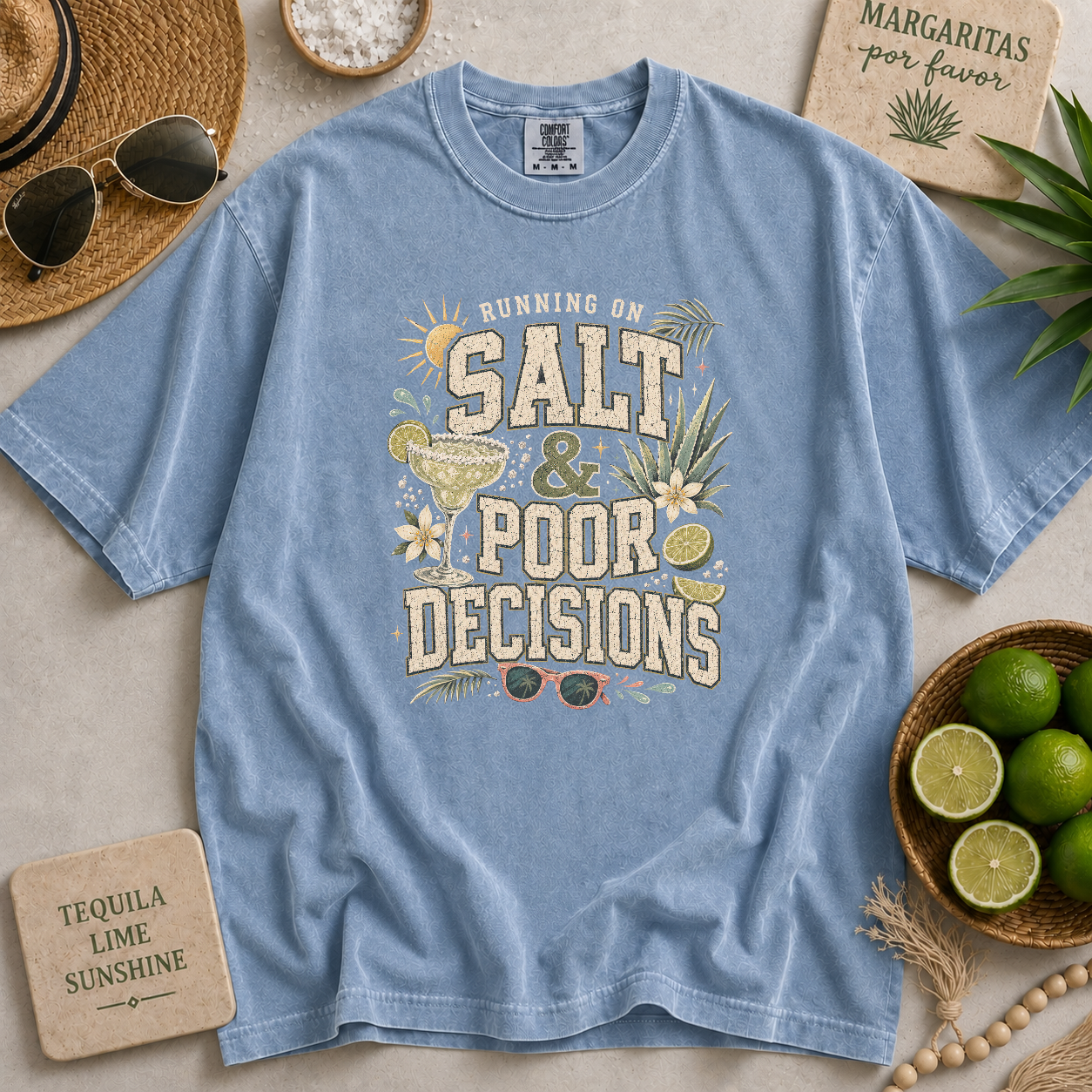 Running On Salt and Poor Decisions T-shirt