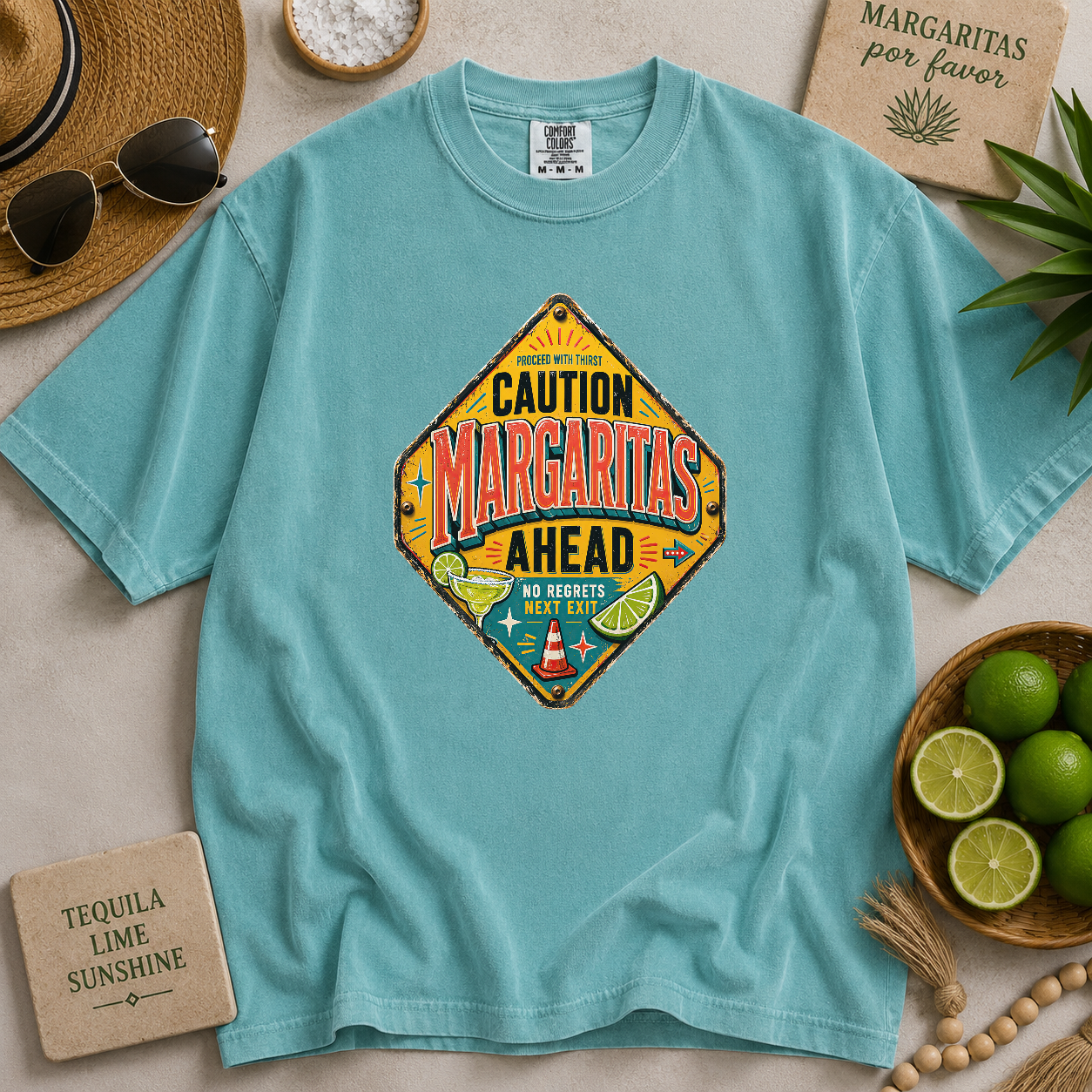 Caution Margaritas Ahead T-shirt