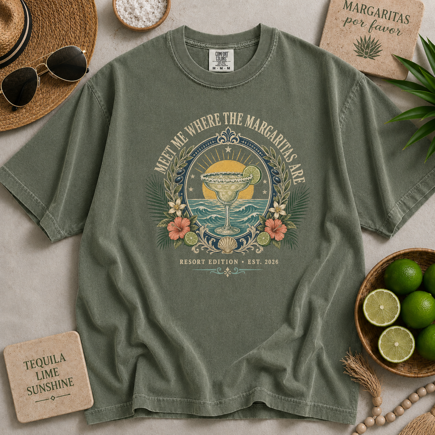 Meet Me Where The Margaritas Are T-Shirt