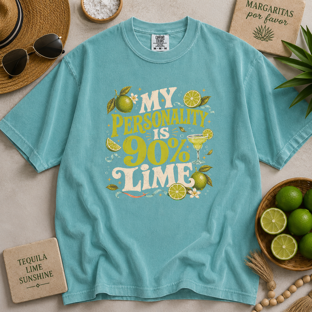 My Personality is 90 Percent Lime T-shirt