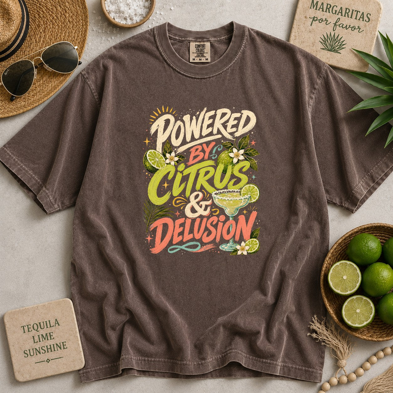 Powered By Citrus and Delusion T-shirt