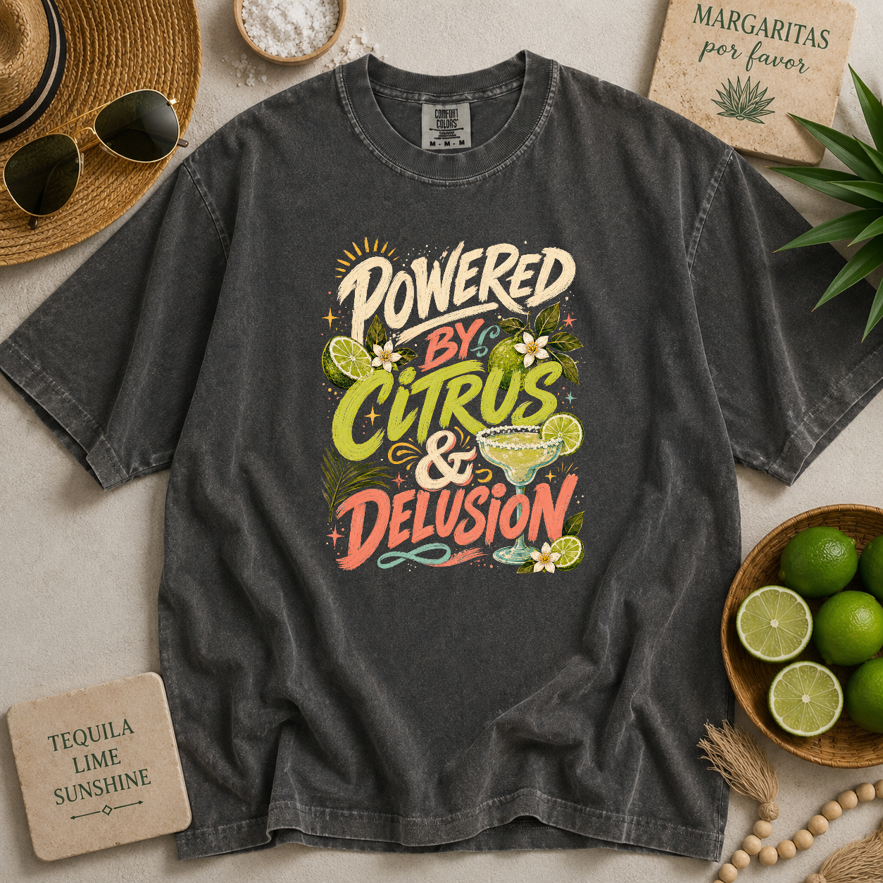 Powered By Citrus and Delusion T-shirt