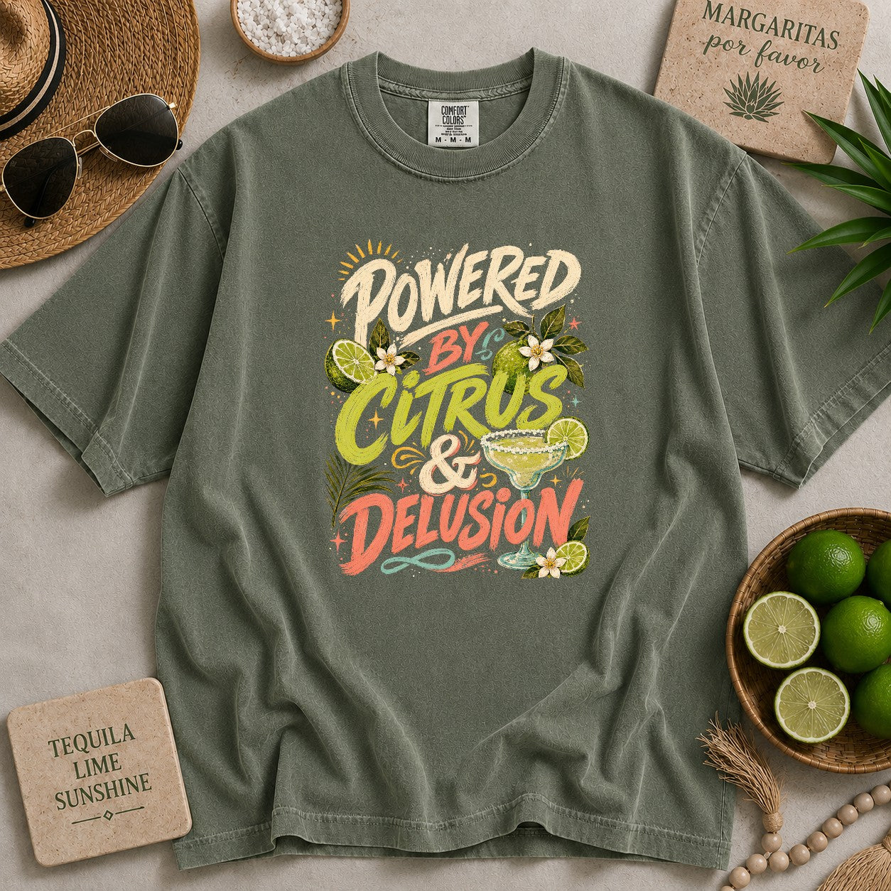 Powered By Citrus and Delusion T-shirt