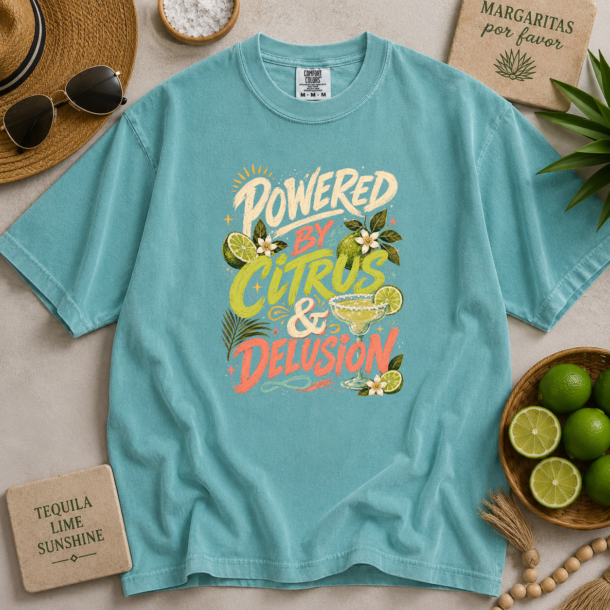 Powered By Citrus and Delusion T-shirt