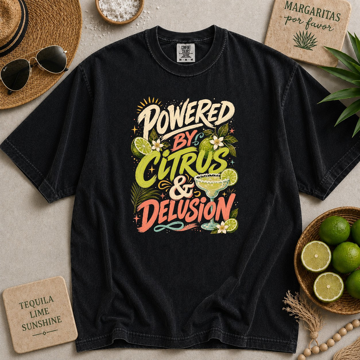 Powered By Citrus and Delusion T-shirt