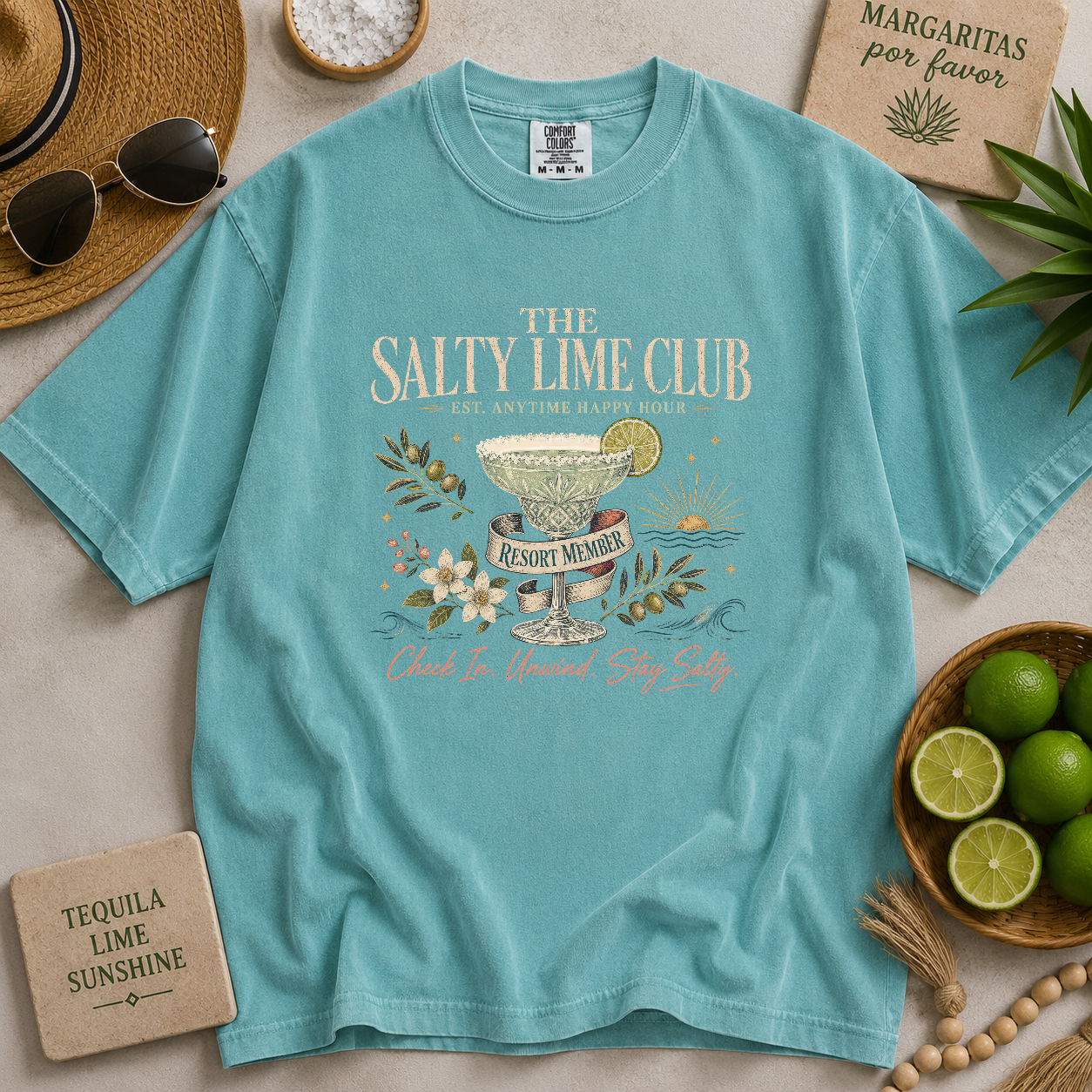 The Salty Lime Club Resort MemberT-shirt