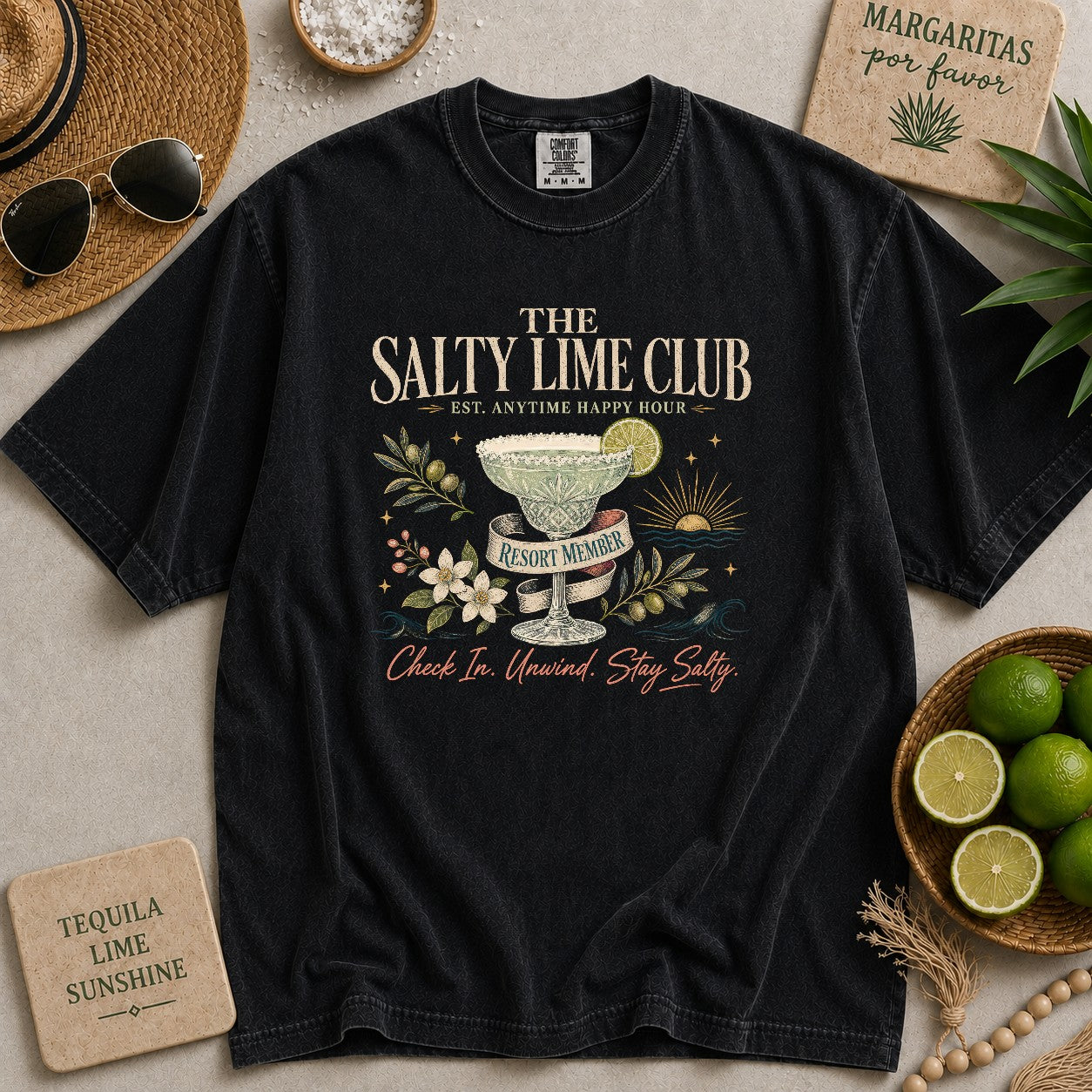 The Salty Lime Club Resort MemberT-shirt