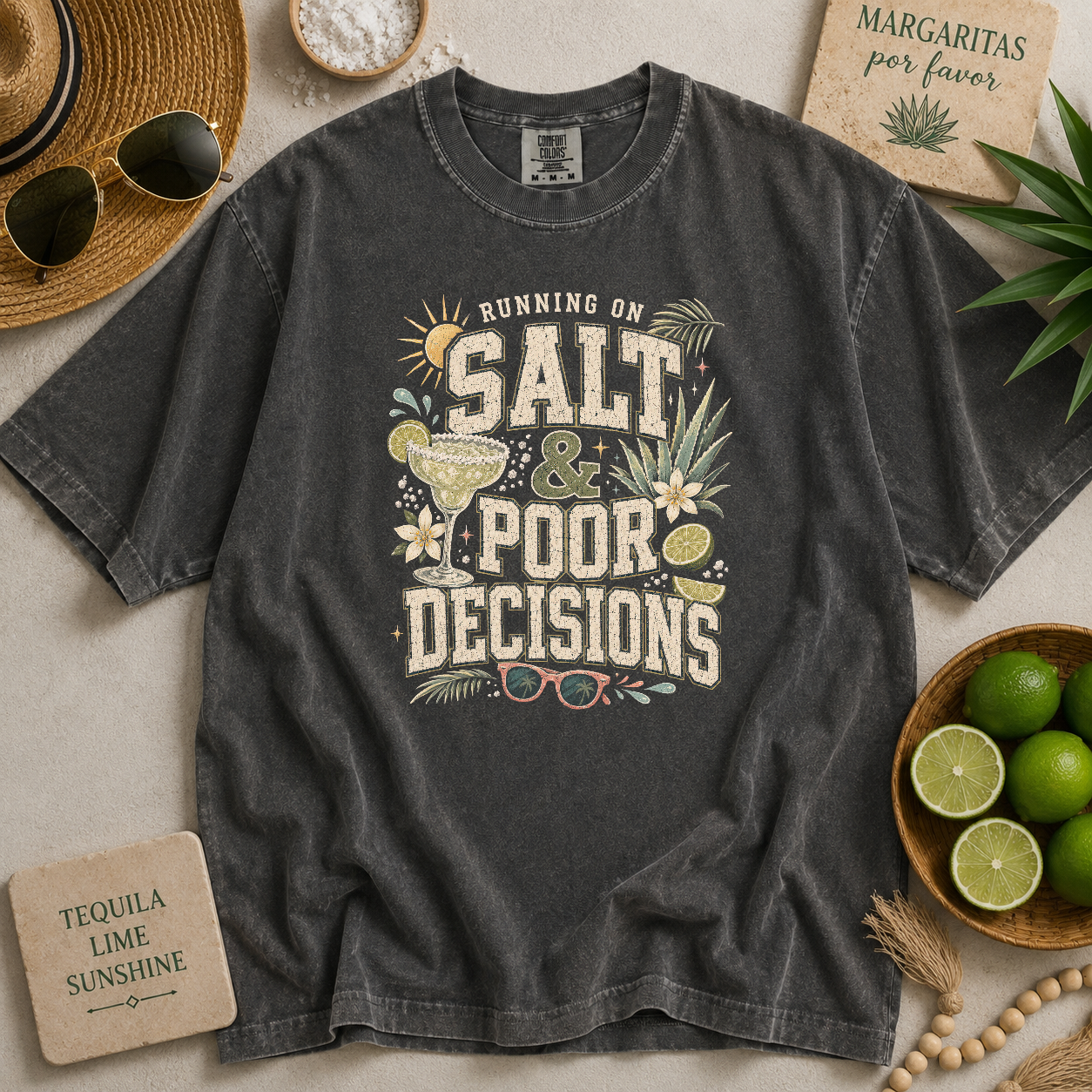 Running On Salt and Poor Decisions T-shirt