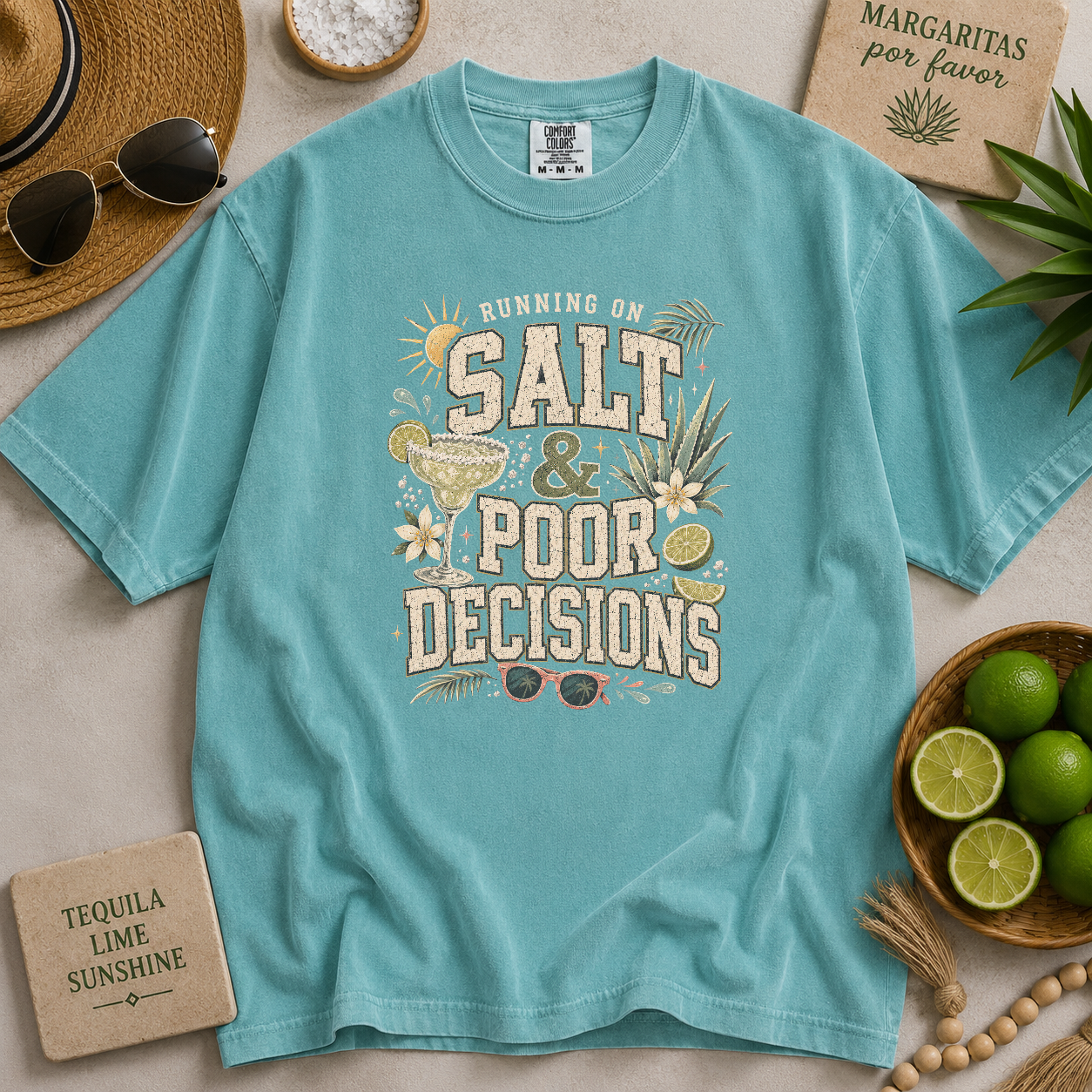 Running On Salt and Poor Decisions T-shirt