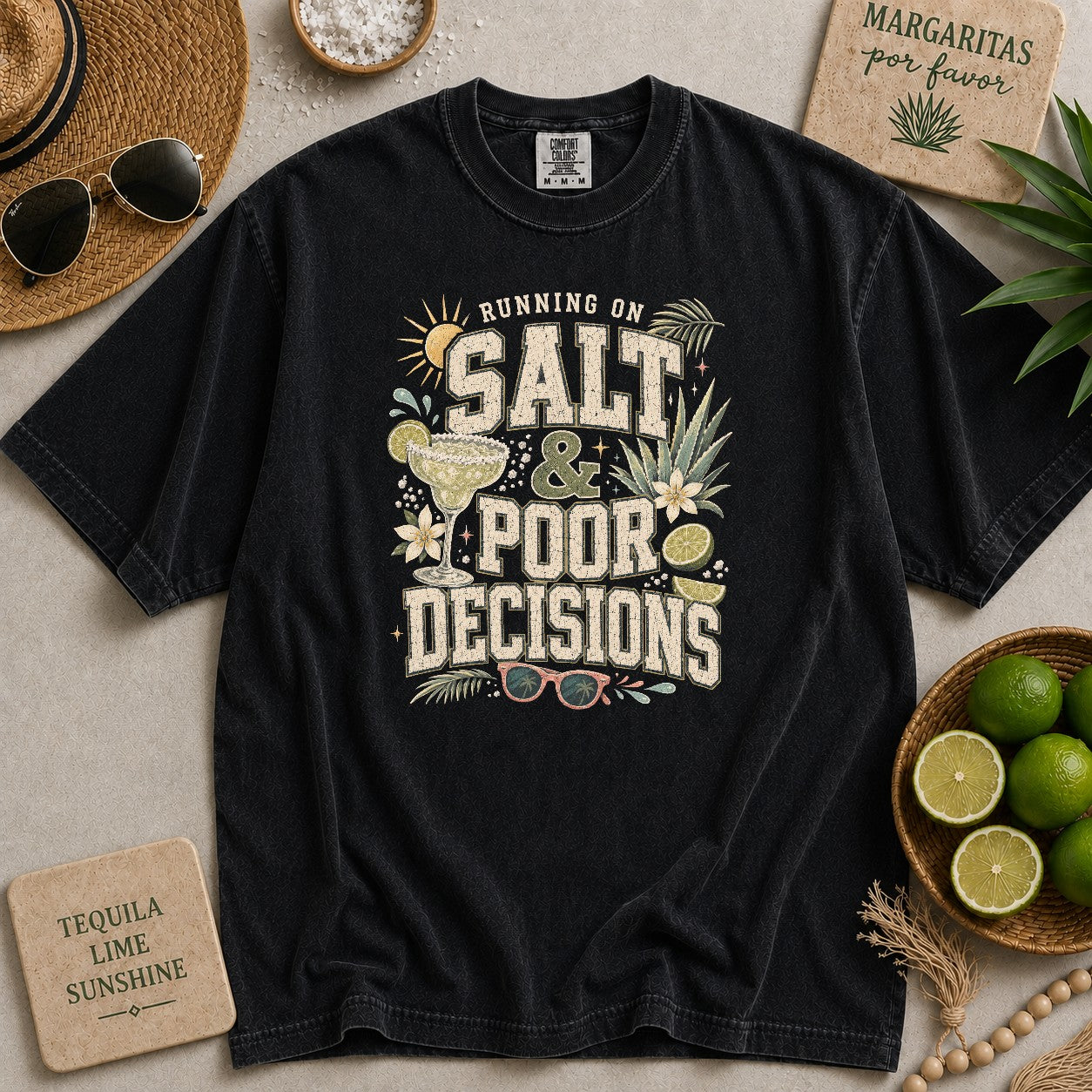 Running On Salt and Poor Decisions T-shirt