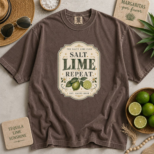 Salt Lime Repeat T-shirt