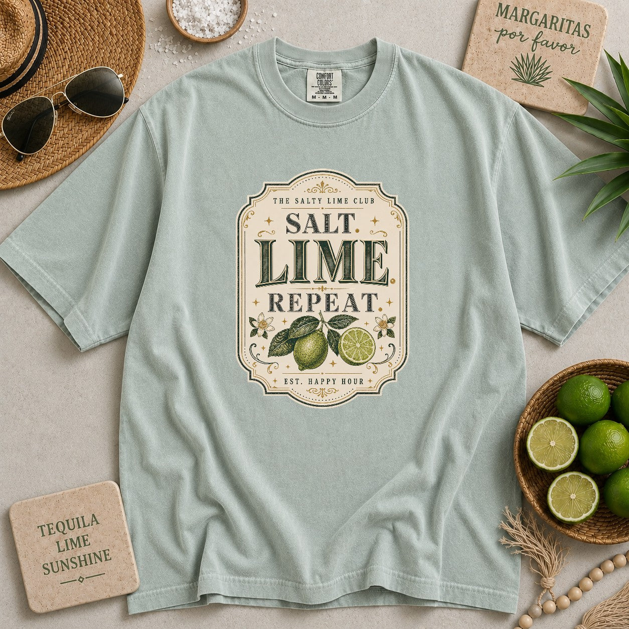 Salt Lime Repeat T-shirt
