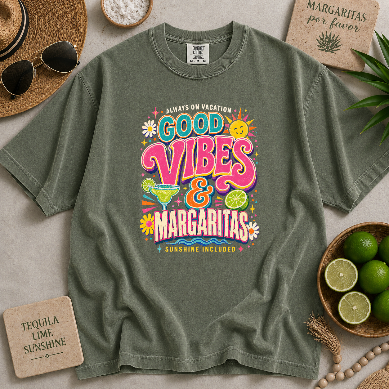 Good Vibes and Margaritas T-shirt