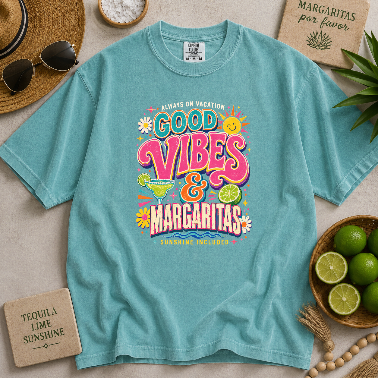 Good Vibes and Margaritas T-shirt