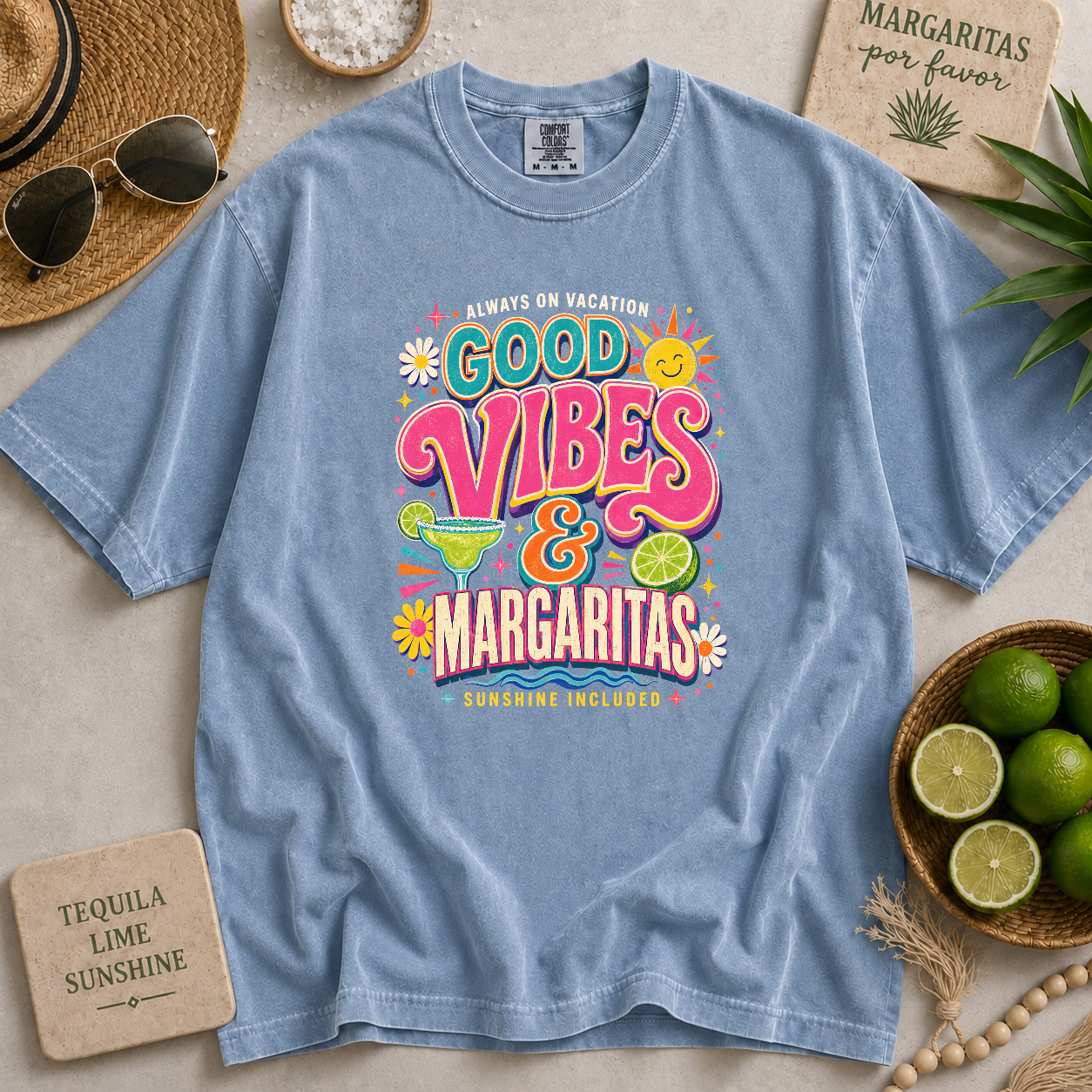 Good Vibes and Margaritas T-shirt