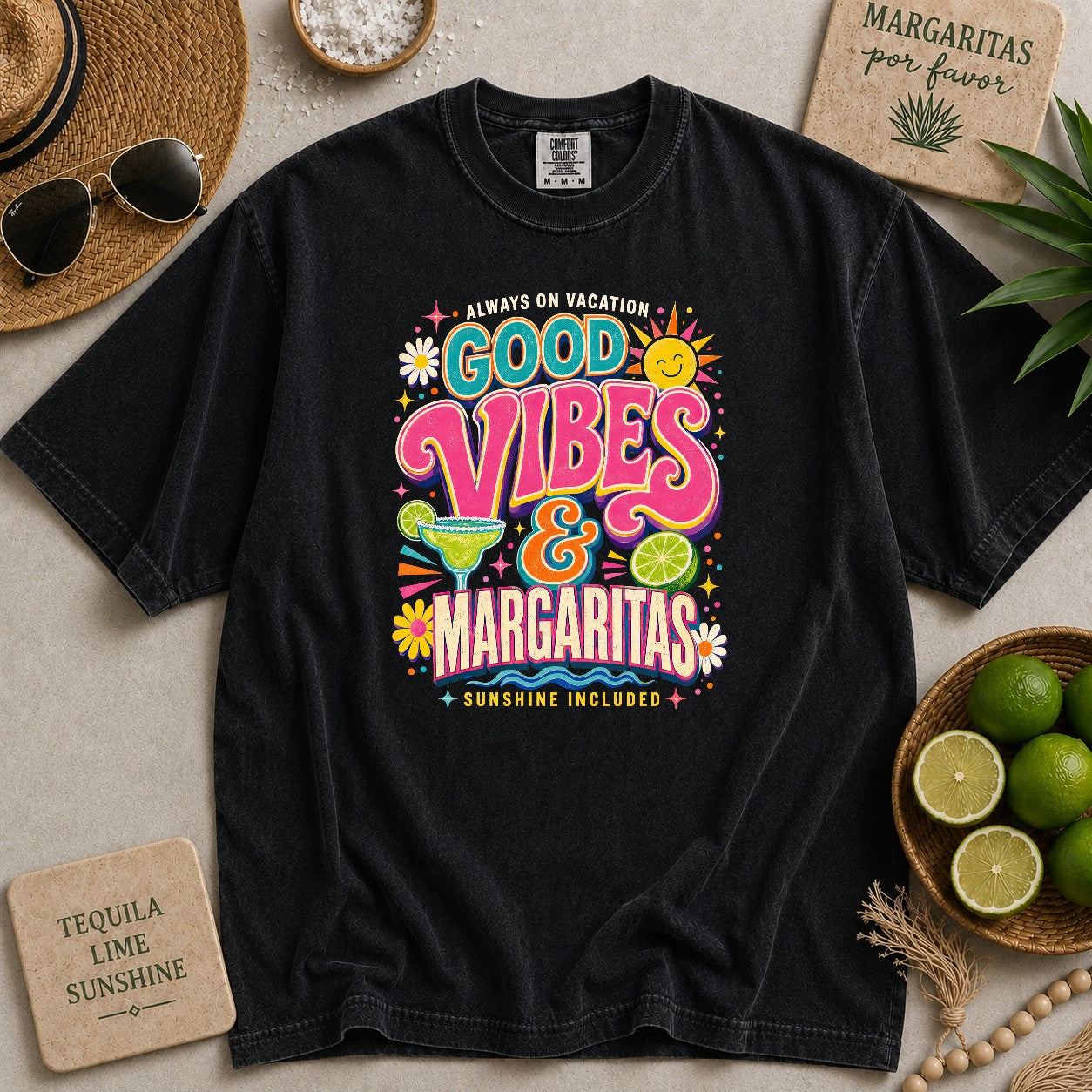 Good Vibes and Margaritas T-shirt