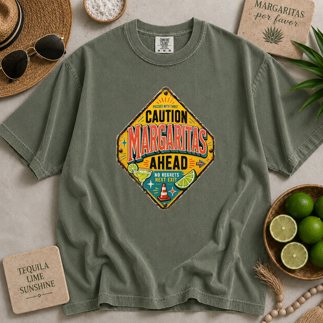 Caution Margaritas Ahead T-shirt