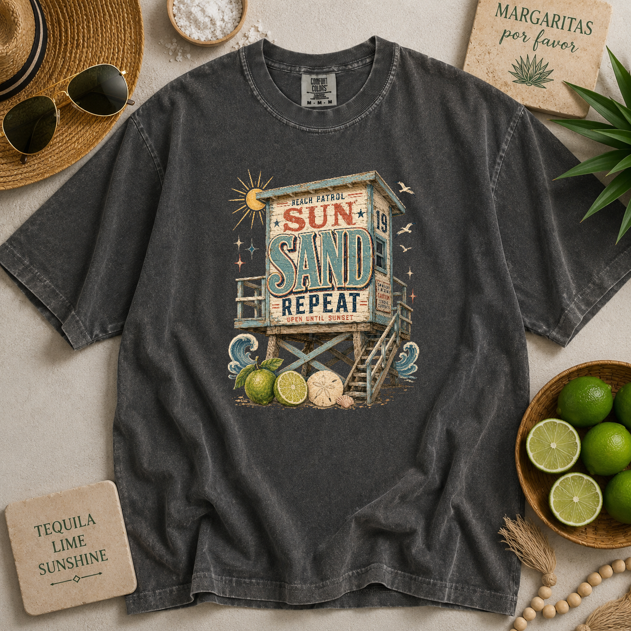 Sun Sand Repeat T-shirt