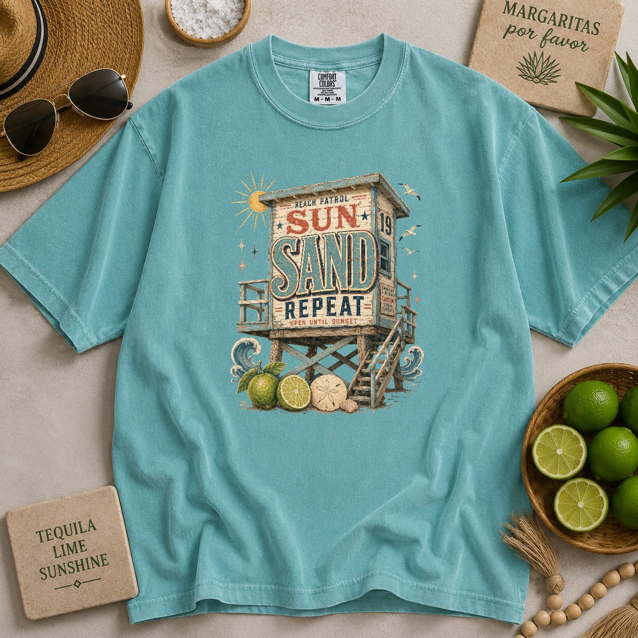 Sun Sand Repeat T-shirt